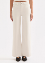 Load image into Gallery viewer, CALI STRETCH WIDE LEG JEAN - DUNE