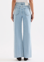 Load image into Gallery viewer, CALI STRETCH WIDE LEG JEAN - BLUE