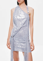 Load image into Gallery viewer, RIVIERA SEQUIN MINI DRESS