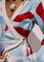 Load image into Gallery viewer, AMOREE LS WRAP SHIRT