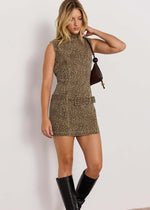 Load image into Gallery viewer, ANOUK MINI DRESS ANIMAL