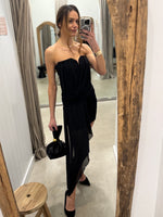 Load image into Gallery viewer, DANKA STRAPLESS MINI DRESS BLACK