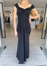 Load image into Gallery viewer, PRESUMPTUOUS OS DRESS - BLACK