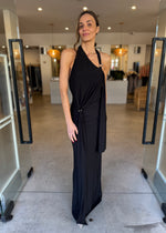 Load image into Gallery viewer, RIVIERA JERSEY DRESS - BLACK