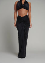 Load image into Gallery viewer, MANHATTAN MAXI SKIRT - BLACK
