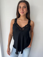 Load image into Gallery viewer, LACE CAMI * BLACK