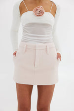 Load image into Gallery viewer, MARA MINI SKIRT PALE PINK
