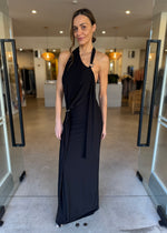 Load image into Gallery viewer, RIVIERA JERSEY DRESS - BLACK