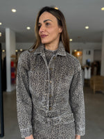 Load image into Gallery viewer, ANOUK CROP JACKET ANIMAL