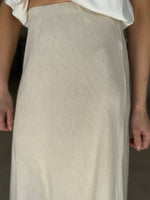 Load image into Gallery viewer, LAGOS LINEN SKIRT NATURAL