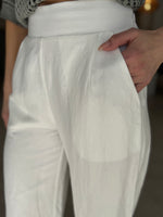 Load image into Gallery viewer, GUARDIAN LINEN PANT WHITE