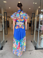 Load image into Gallery viewer, POSITANO MAXI DRESS BLUE