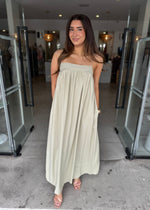 Load image into Gallery viewer, SIENNA MAXI DRESS - ARTICHOKE