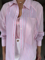 Load image into Gallery viewer, YELLOWSTONE SHIRT - PINK STRIPE