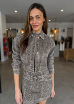 Load image into Gallery viewer, ANOUK CROP JACKET ANIMAL
