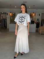 Load image into Gallery viewer, LAGOS LINEN SKIRT NATURAL