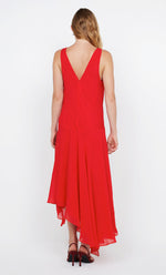 Load image into Gallery viewer, RHONE WRAP ASYM DRESS