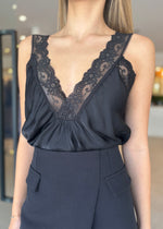 Load image into Gallery viewer, LACE CAMI * BLACK