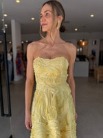 Load image into Gallery viewer, ASHER MIDI DRESS - YELLOW
