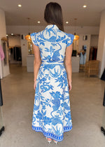 Load image into Gallery viewer, CALLISTA PETAL SLV DRESS - MOSAIC