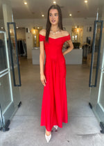 Load image into Gallery viewer, PRESUMPTUOUS OS DRESS - RED