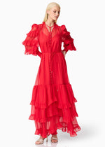 Load image into Gallery viewer, LILJA MAXI DRESS - RED