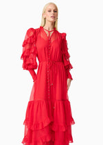 Load image into Gallery viewer, LILJA MAXI DRESS - RED