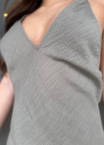 Load image into Gallery viewer, WINFIELD MAXI DRESS - DEEP SAGE