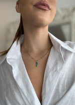 Load image into Gallery viewer, CORNICELLI NECKLACE - TORQUOISE