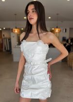 Load image into Gallery viewer, SERENA MINI DRESS - WHITE