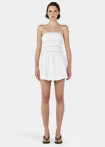 Load image into Gallery viewer, JENNY STUDDED MINI DRESS IVORY