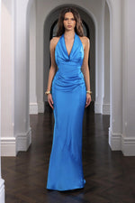 Load image into Gallery viewer, PENELOPE DRAPE GOWN IN LAGOON