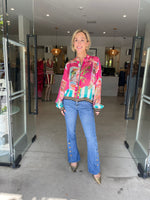 Load image into Gallery viewer, DOLCI SILK BOMBER FUXIA