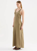 Load image into Gallery viewer, WINFIELD MAXI DRESS - DEEP SAGE