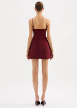 Load image into Gallery viewer, DILARA MINI DRESS - CHERRY