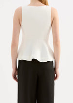 Load image into Gallery viewer, QUINN LINEN VEST - WHITE