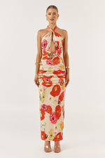 Load image into Gallery viewer, DUNE DRESS POPPY