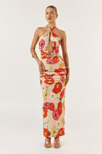 Load image into Gallery viewer, DUNE DRESS POPPY