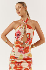 Load image into Gallery viewer, DUNE DRESS POPPY