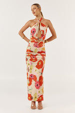 Load image into Gallery viewer, DUNE DRESS POPPY