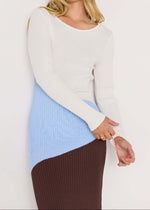 Load image into Gallery viewer, TIA KNIT MIDI DRESS ABSTRACT