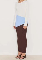 Load image into Gallery viewer, TIA KNIT MIDI DRESS ABSTRACT