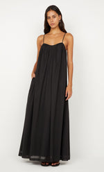 Load image into Gallery viewer, VIVIAN MAXI DRESS - BLACK
