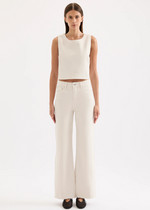 Load image into Gallery viewer, CALI STRETCH WIDE LEG JEAN - DUNE