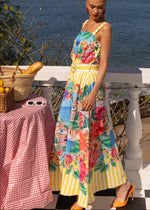 Load image into Gallery viewer, POSITANO MAXI SKIRT YELLOW