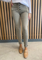 Load image into Gallery viewer, ITALIAN BUTTON JEANS - ELK