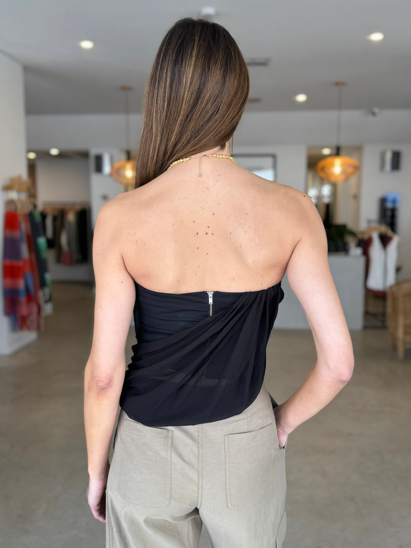AMIAH DRAPE TOP
