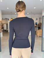 Load image into Gallery viewer, MAYA TOP - BLACK
