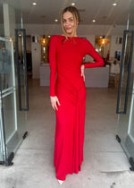 Load image into Gallery viewer, GLACIER LS DRESS - CHERRY
