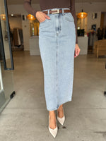 Load image into Gallery viewer, VERONA DENIM MAXI SKIRT
